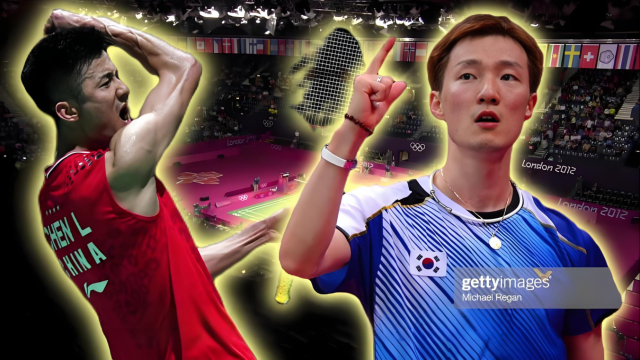 印尼羽毛球队鏖战中国羽毛球队，谌龙送出助攻