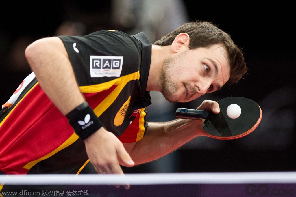 法国乒乓球队绝杀德国乒乓球队，波尔送出助攻